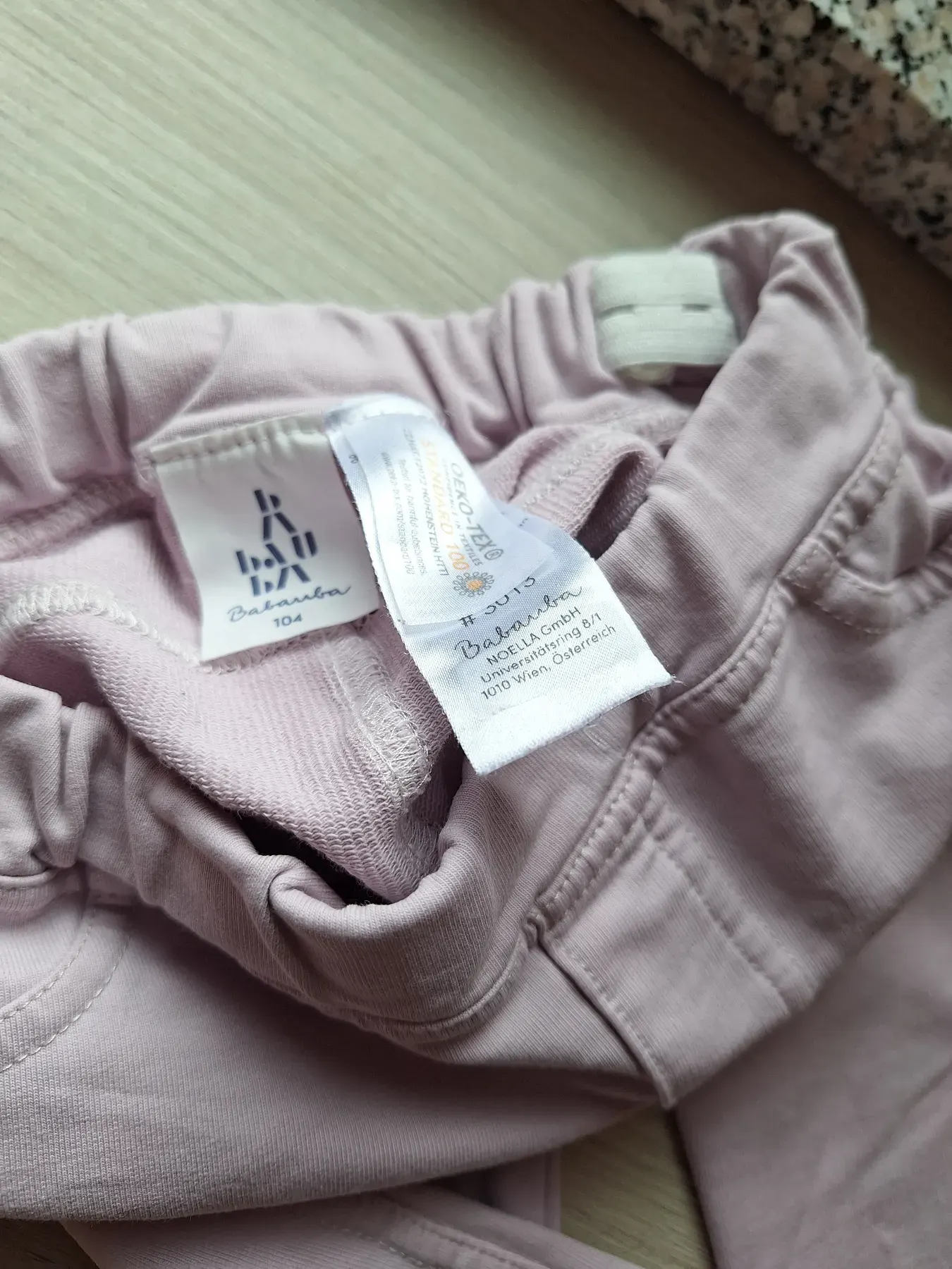 Babauba Sweat Slim Pants altrosa