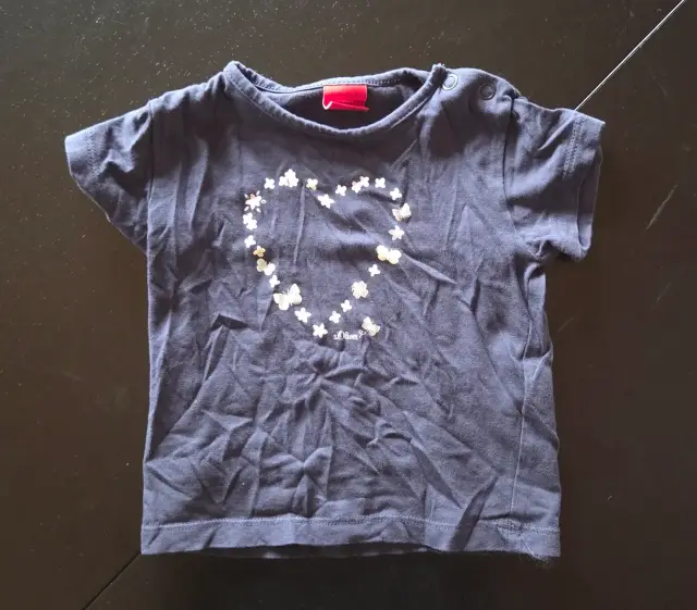 Süßes s.Oliver T-Shirt Herz – Gr. 74