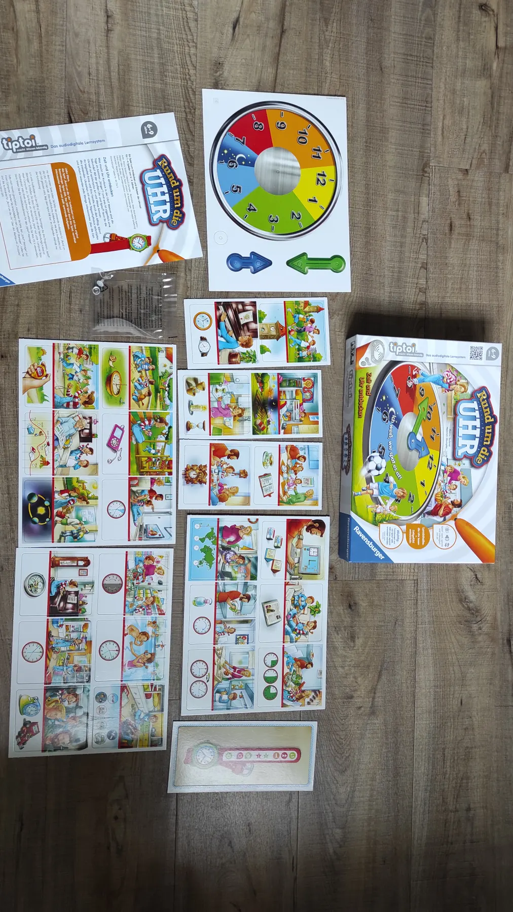Tiptoi Spiel🕐"Rund um die Uhr" Neu OVP