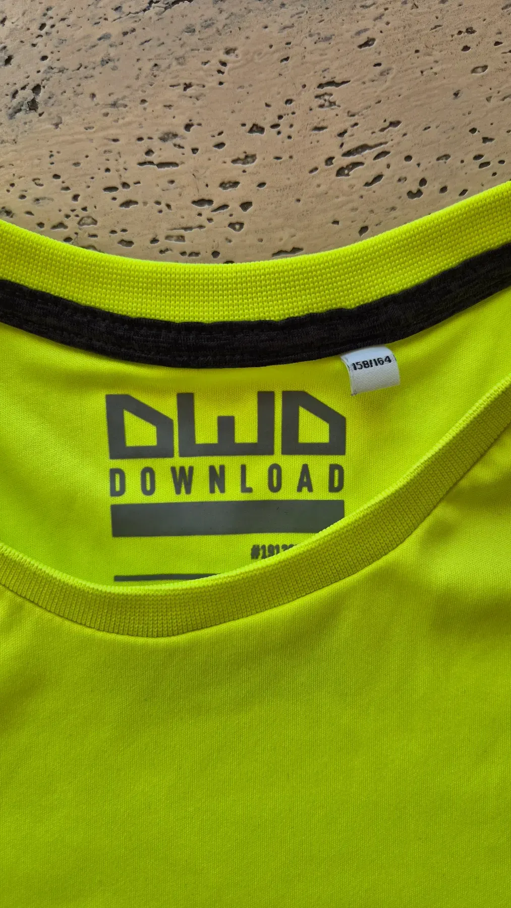 Sport T-Shirt Jungen 158/164 Neon Gelb Grau DWD/ C&A – Top Zustand