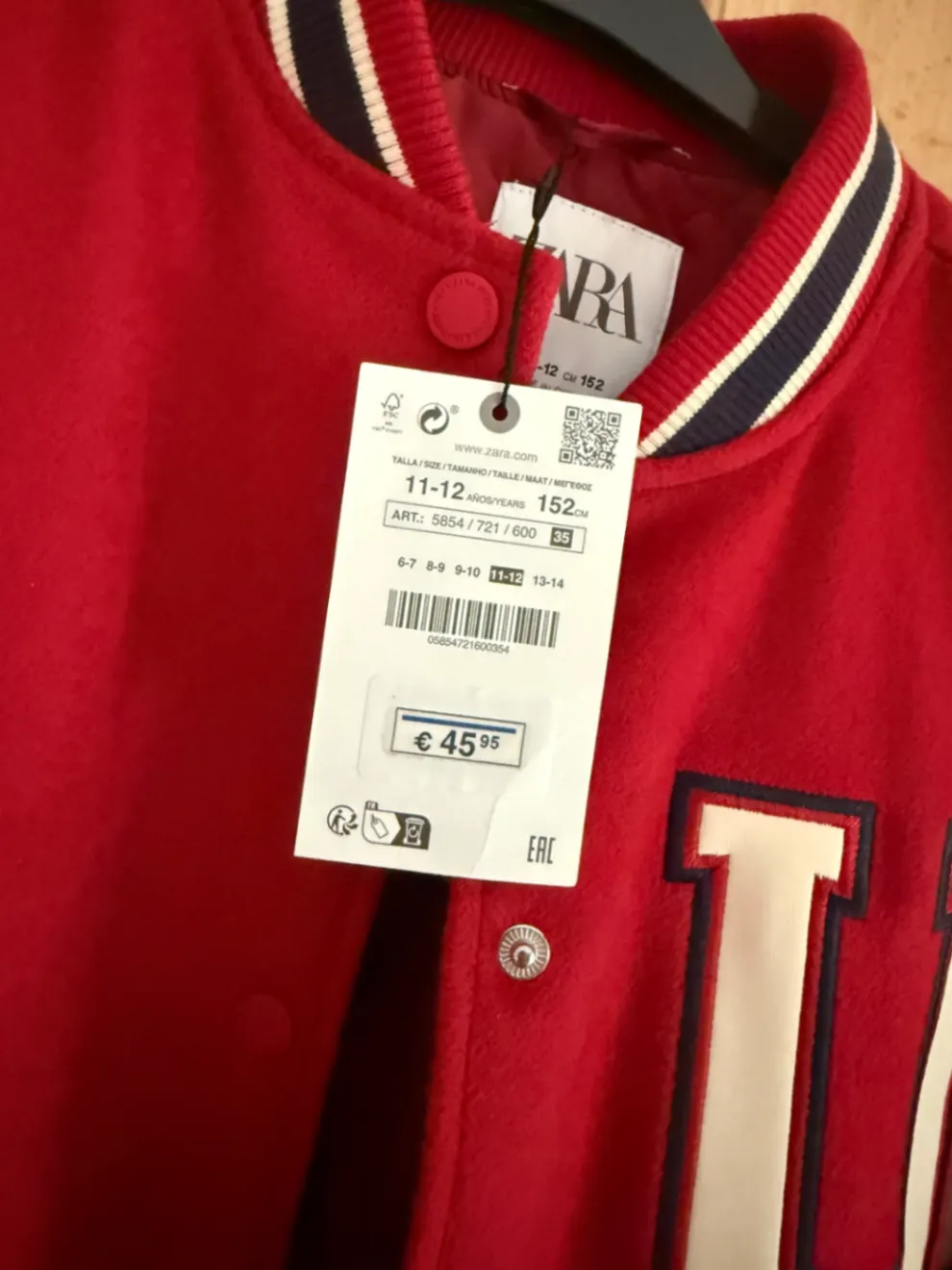 Zara Collegejacke, neu mit Etikett