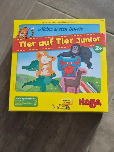 NEU Spiel - HABA - Tier auf Tier Junior