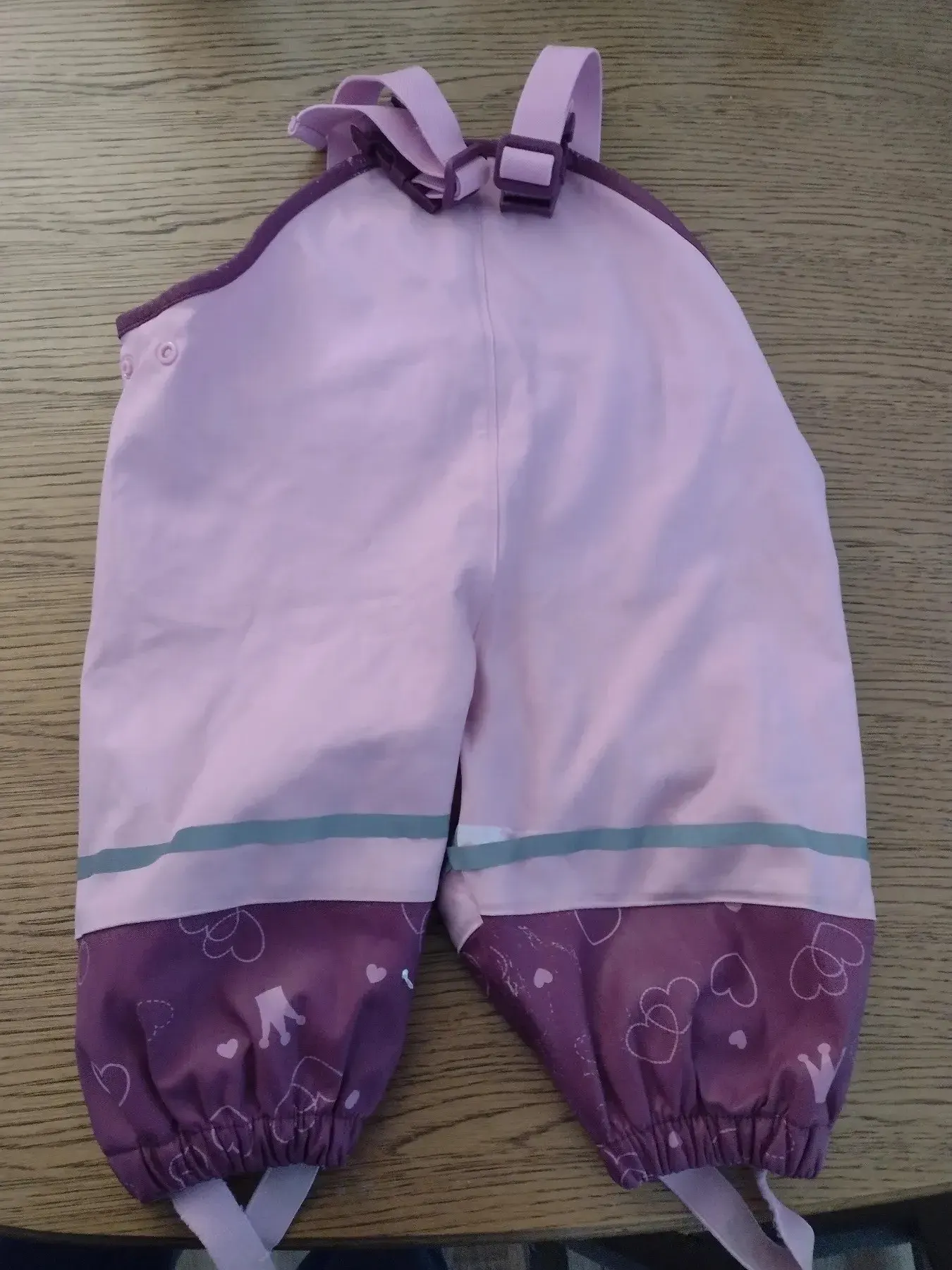 Matschhose gefüttert rosa-lila 74/80 Lupilu