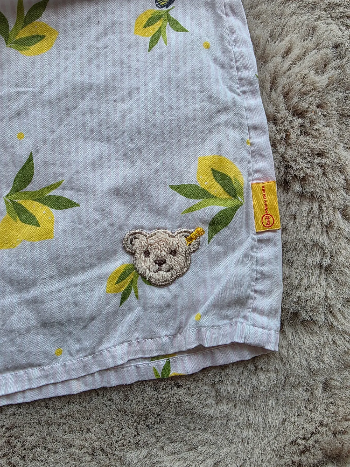 Steiff Kleid Zitrone 86
