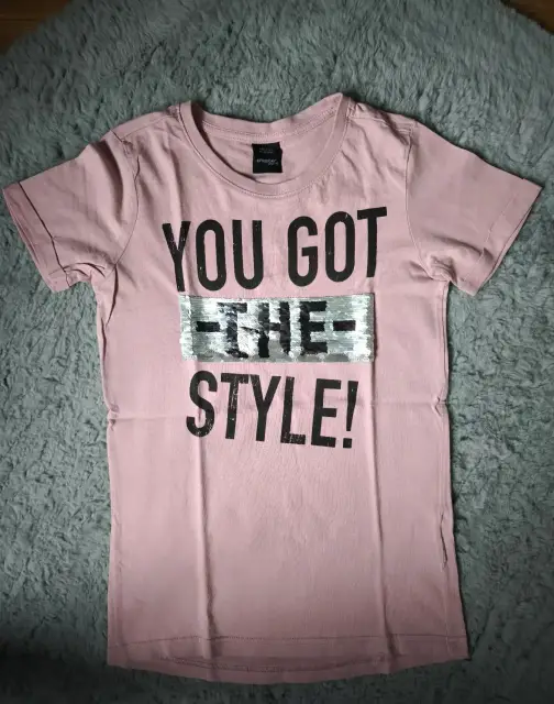 T-Shirt mit Pailletten