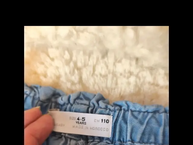 Luftige leichte Hose Jeanshose Gr. 110