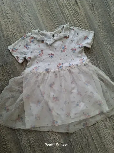 Tüllkleid mit Blumen | H&M | Gr. 80