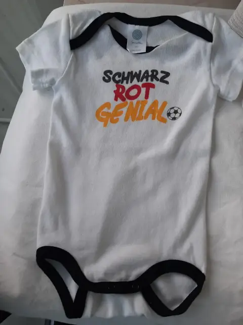 Sanetta Kurzarm Body mit Aufdruck Gr 62