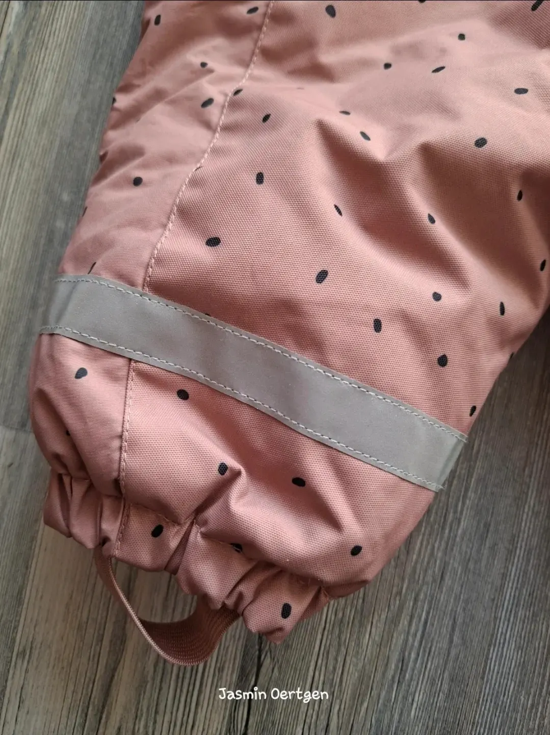 Baby Schneeanzug | H&M | Gr. 68 | Altrosa mit Punkten
