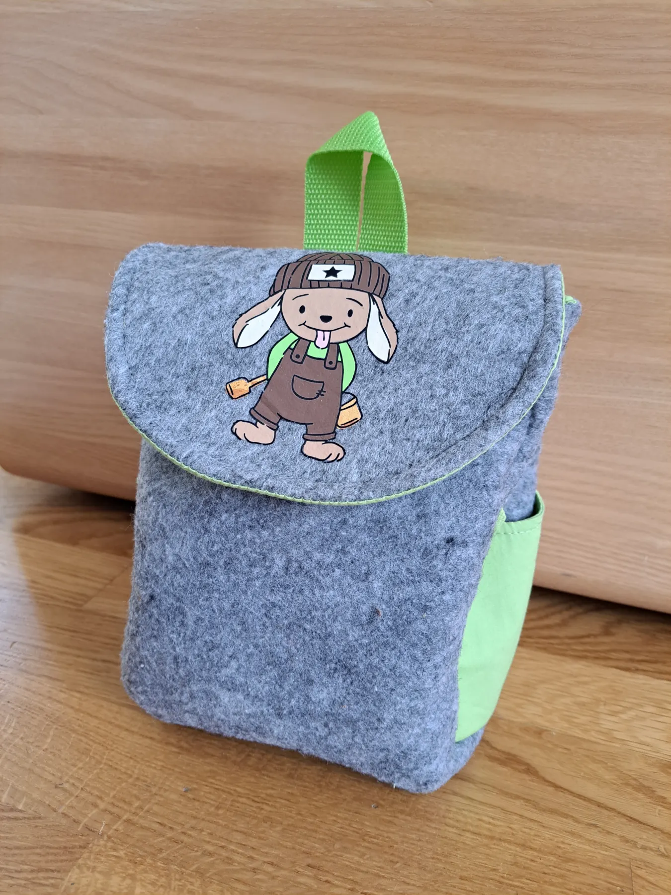 Lenkertasche handmade Unikat Rollertasche Fahrradtasche Hase