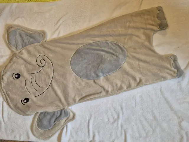 Kinder-Kuscheldecke zum Reinschlüpfen, Elefant, Livarno Home