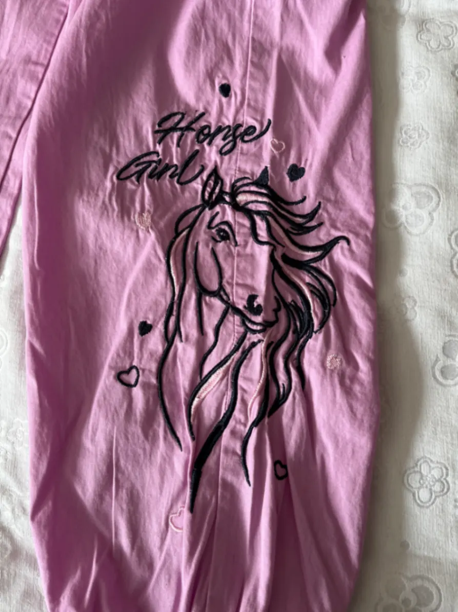 Leichte Sommerhose mit Schmetterlingen Gr. 134/140 von Young Idols, Woolworth NEU