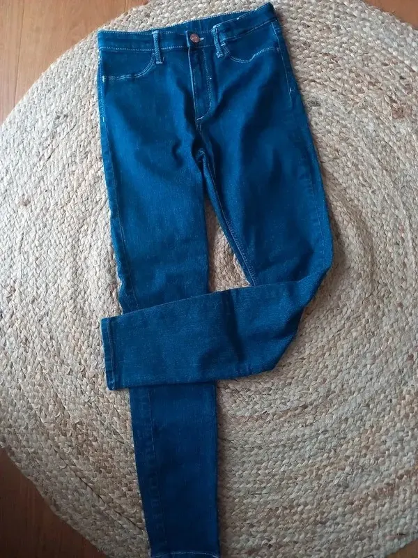 H&M Skinny Jeans Gr 152 Mädchen, Hose, navy, neu, Frühling, Herbst