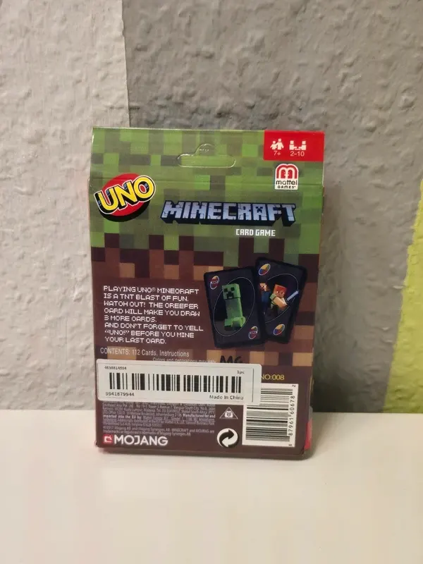 Spiel - Uno Mojang Minecraft