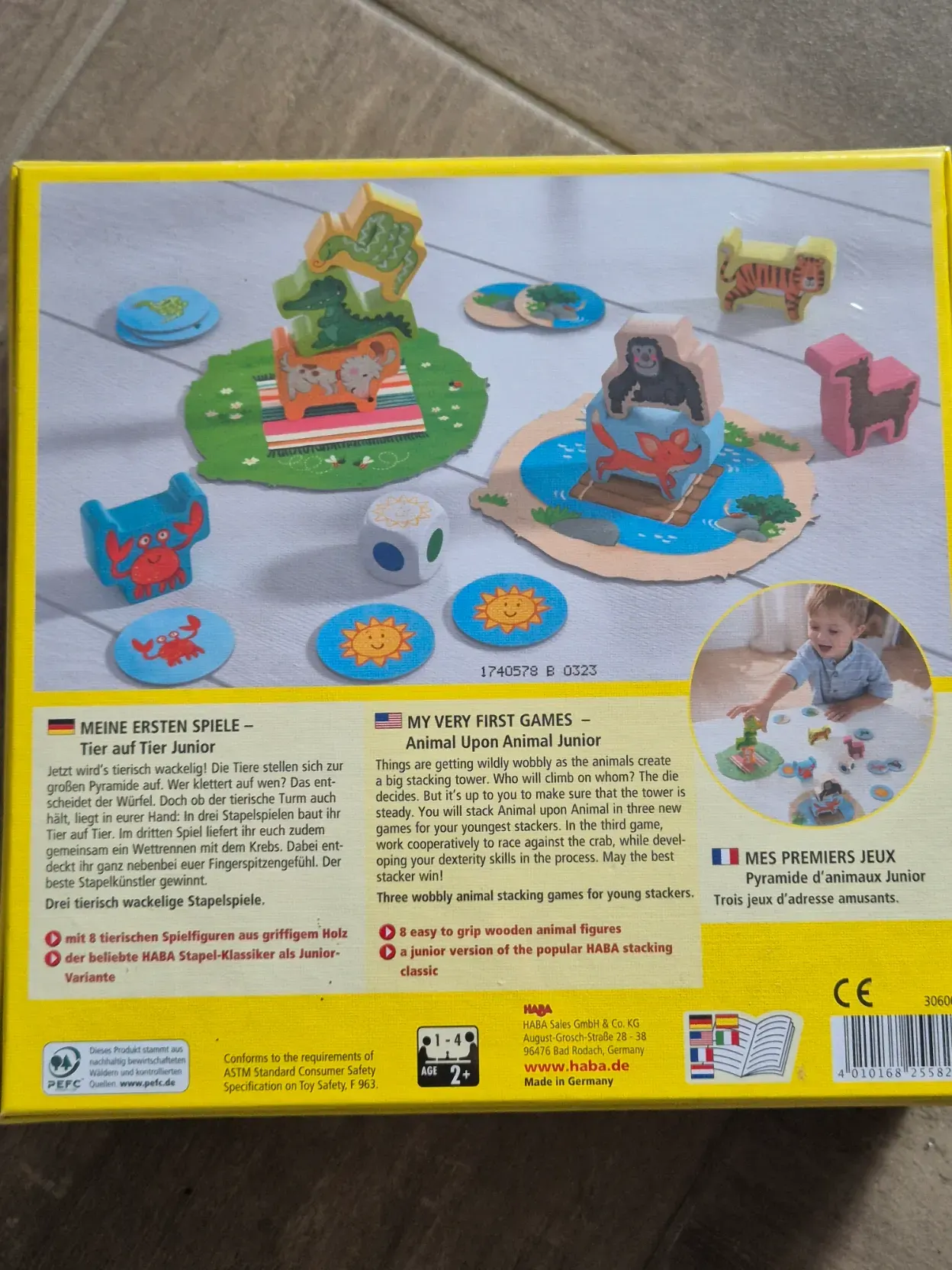 NEU Spiel - HABA - Tier auf Tier Junior
