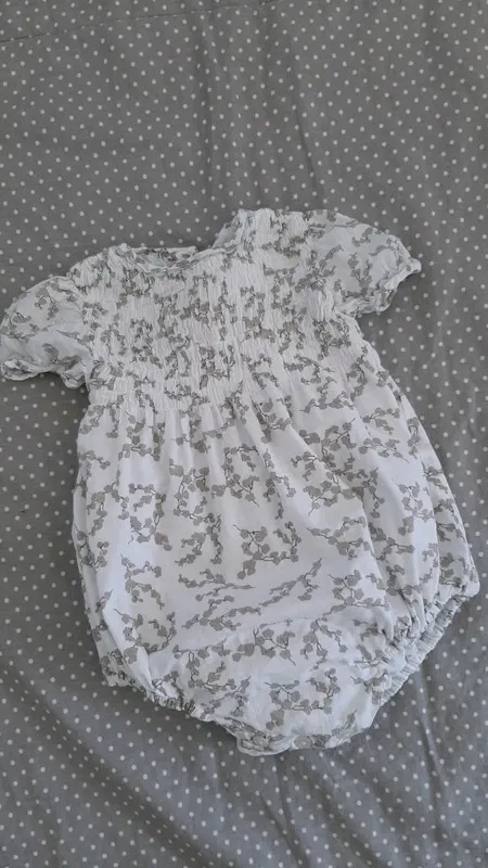Neck & Neck Spieler Gr. 68/74 Mädchen, Baby Bloomers, Sommer, Mille Fleurs, Einteiler