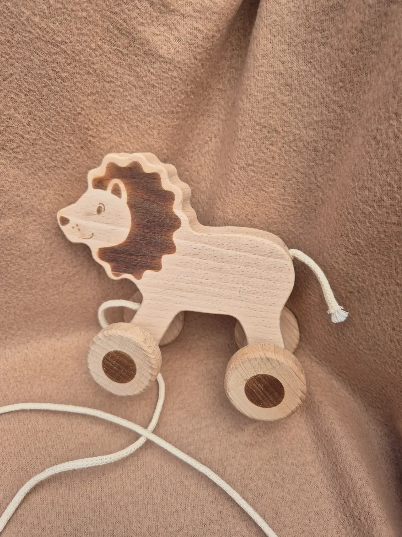 Ziehtier Nachziehtier "Löwe", Holz