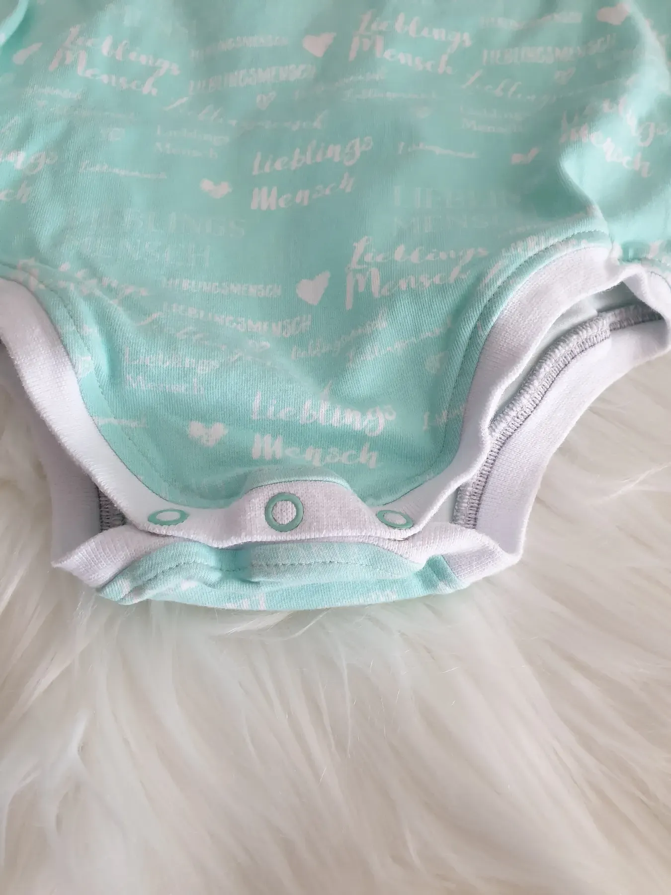 Bodys, langarm handmade - Gr. 86