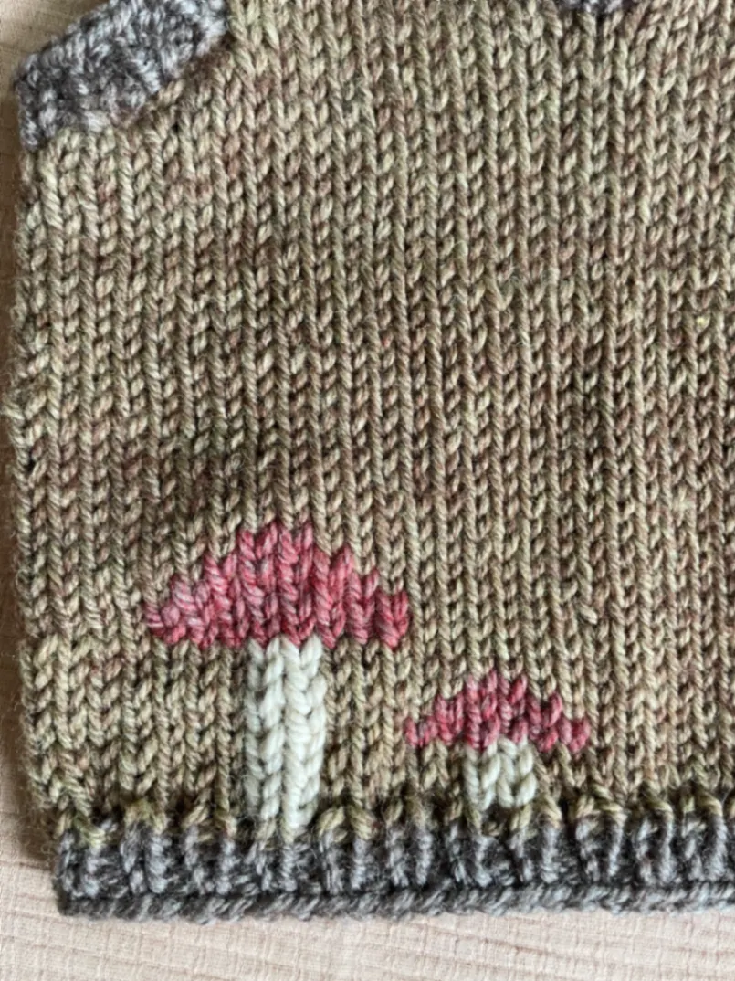 Handmade weste pullunder gestrickt handmade 68 74 wolle babymode