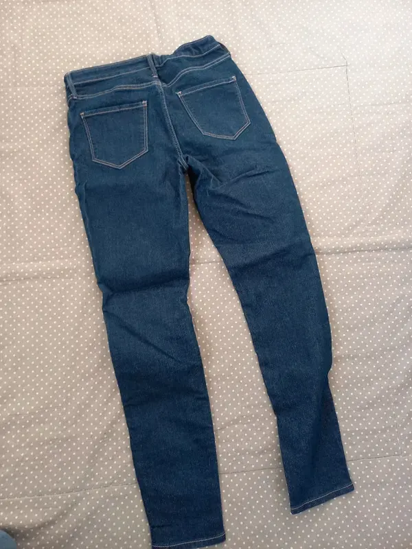 H&M Jeans Gr 152 Mädchen, Skinny Fit, Hose, neu! navy, blau