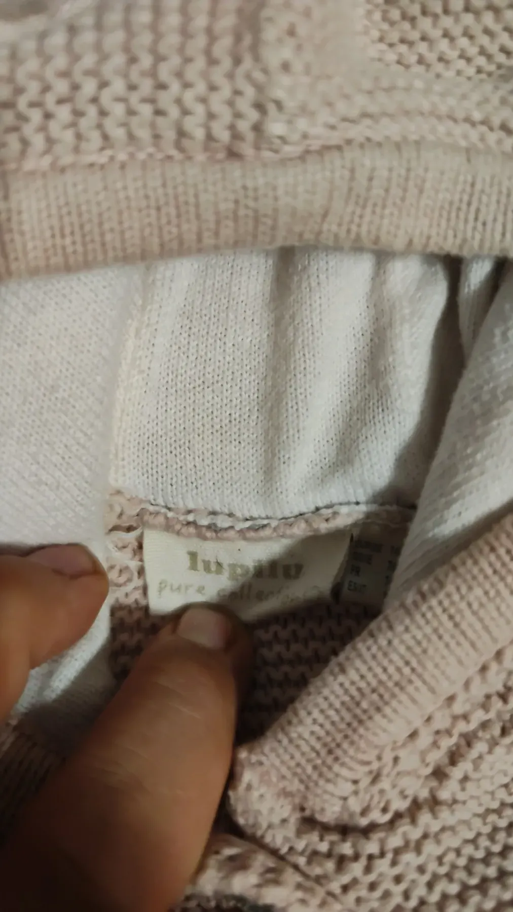 roséfarbene Strickjacke in 74 80 zu verkaufen