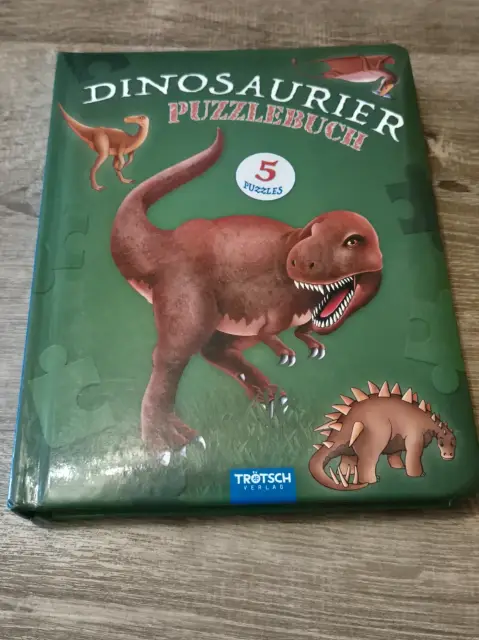 Puzzlebuch "Dinosaurier", 5 Puzzle, Trötsch Verlag