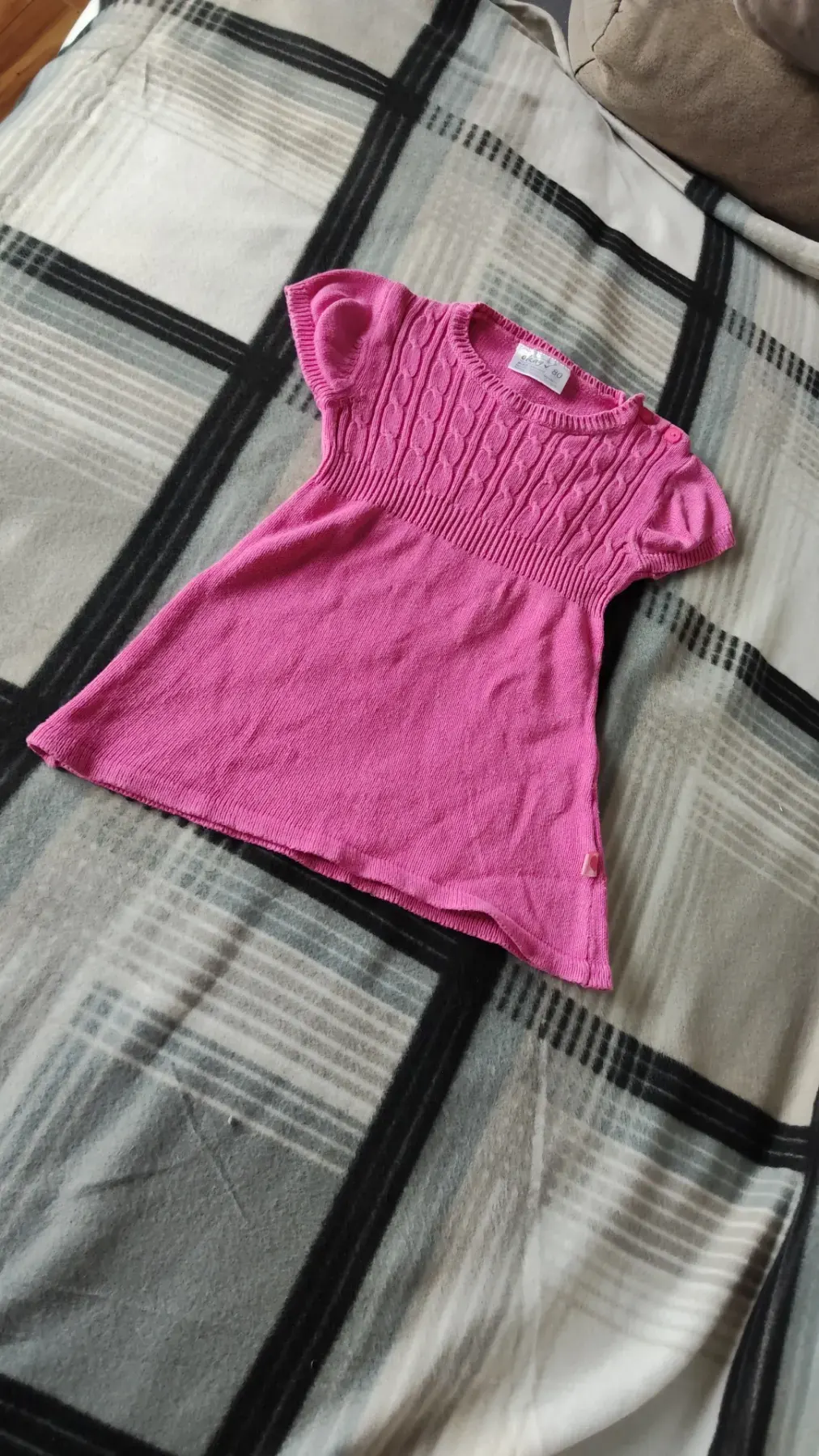 strickkleid in pink zu verkaufen