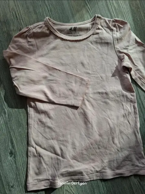 Langarmshirt aus Bio-Baumwolle | H&M | Gr. 98