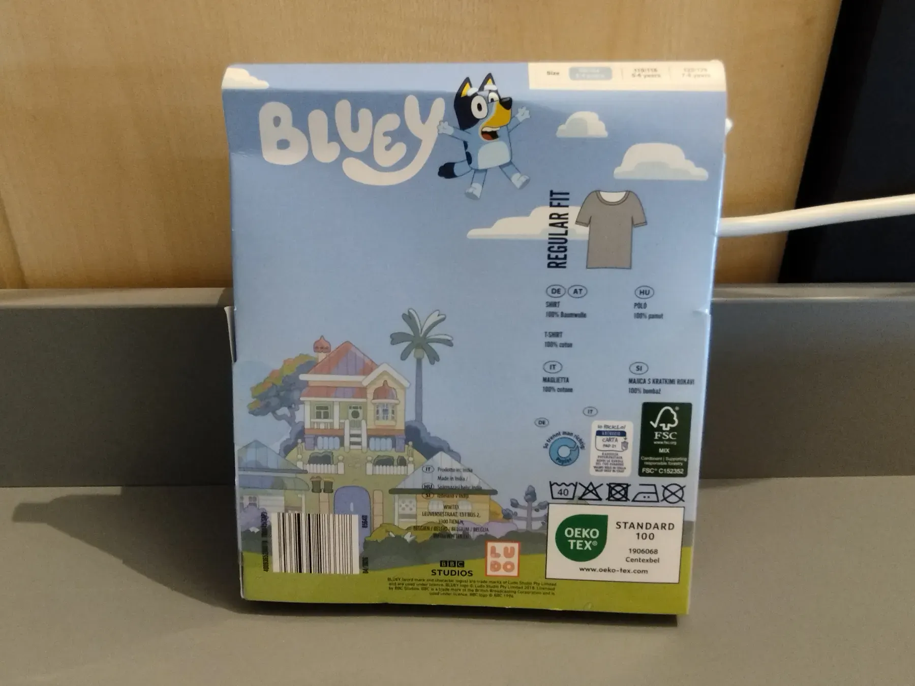 2er Set T-Shirts Bluey Größe 98/104