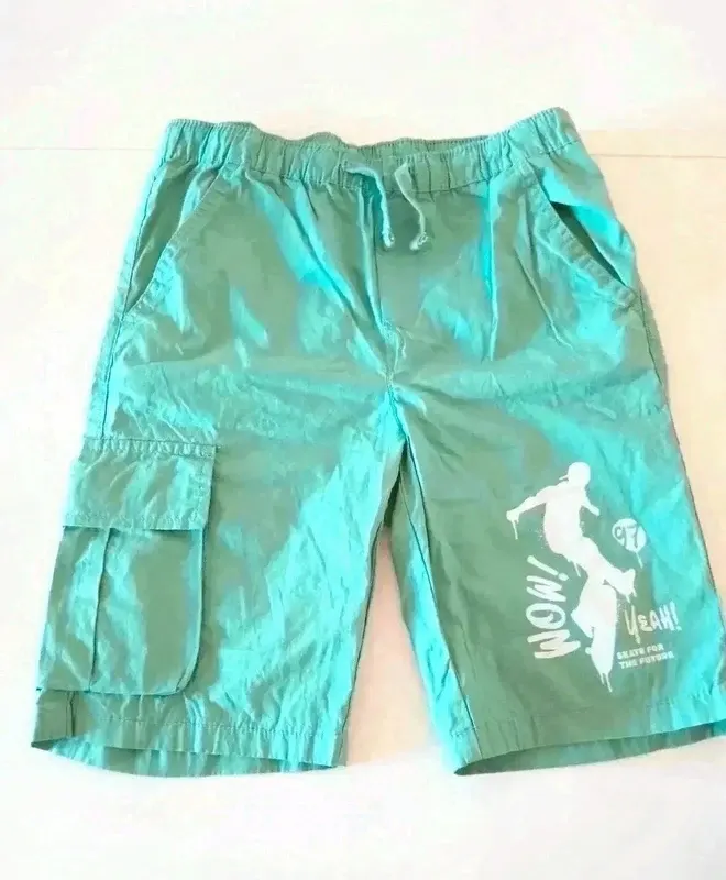 Young Idols | Cargo Shorts | Grün Mint | Gr. 146/152 | Skater Jungs Sommer