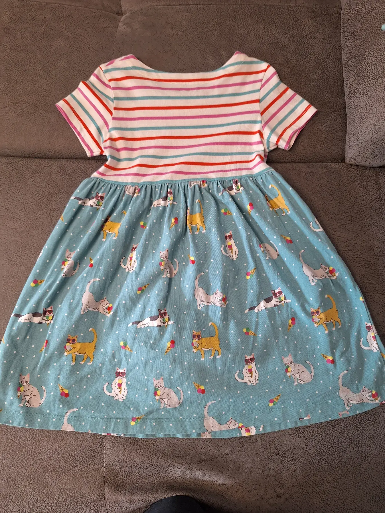 Kleid Sommer Katzen Mini Boden 5-6Y