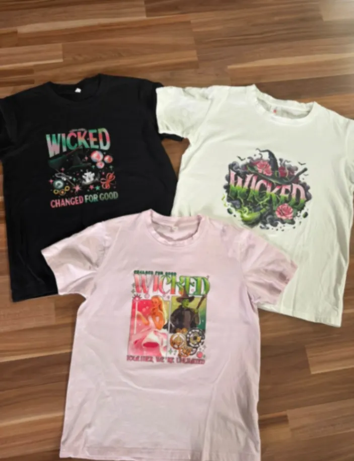 3 Wicked T-Shirts Gr. 152