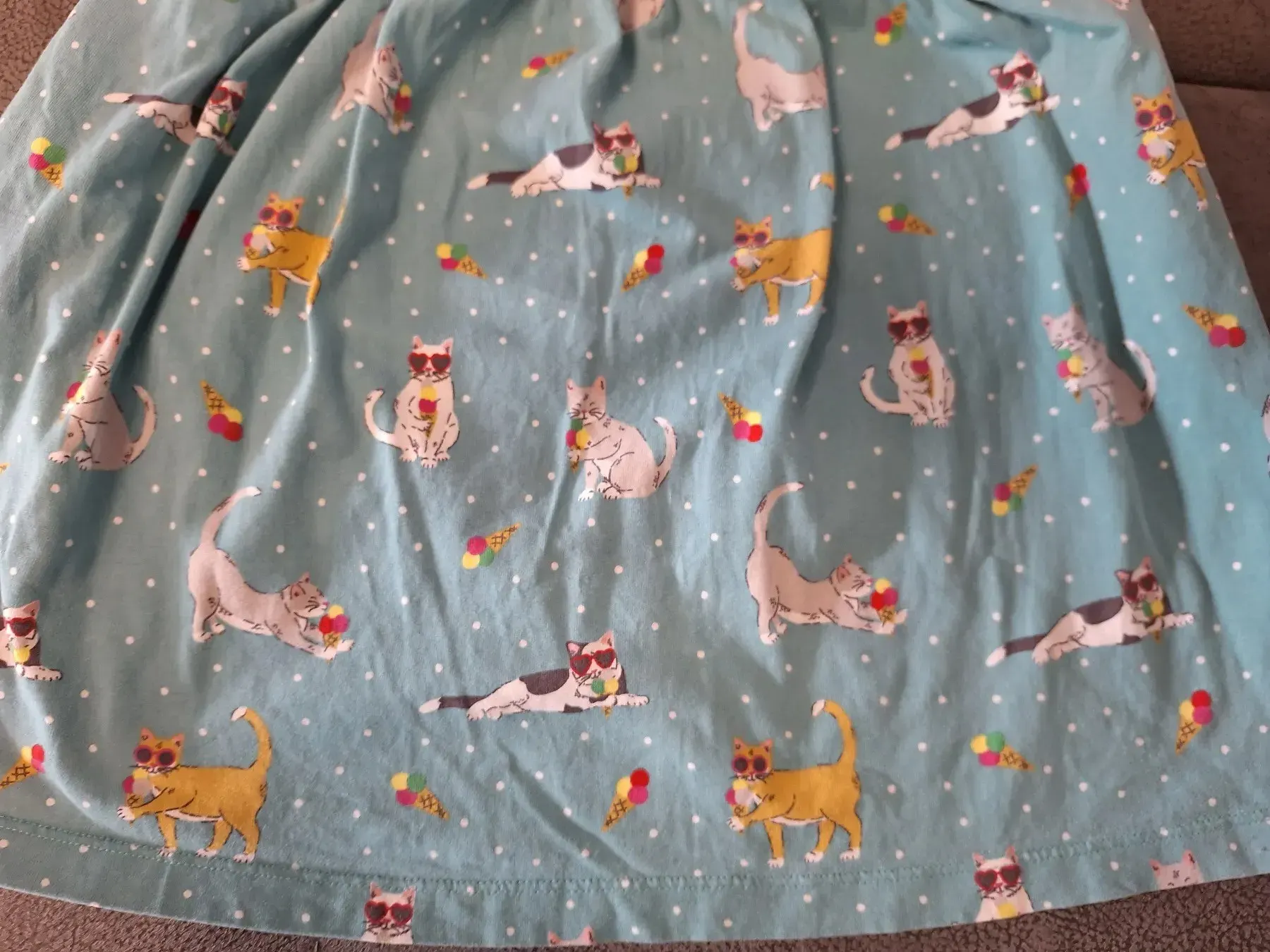 Kleid Sommer Katzen Mini Boden 5-6Y