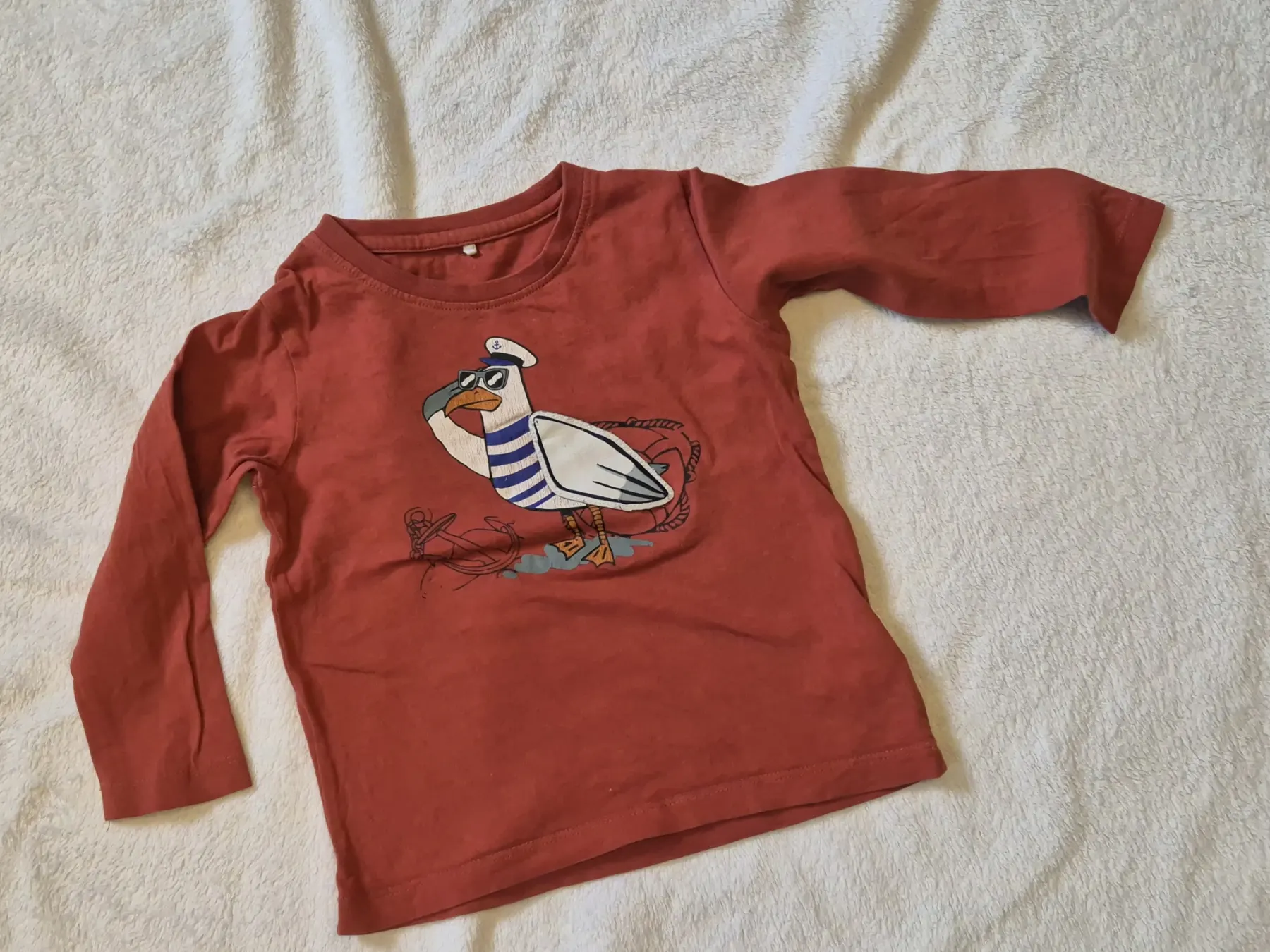 Langarmshirt "Möwe", Jungen, Name it, Größe 92/98