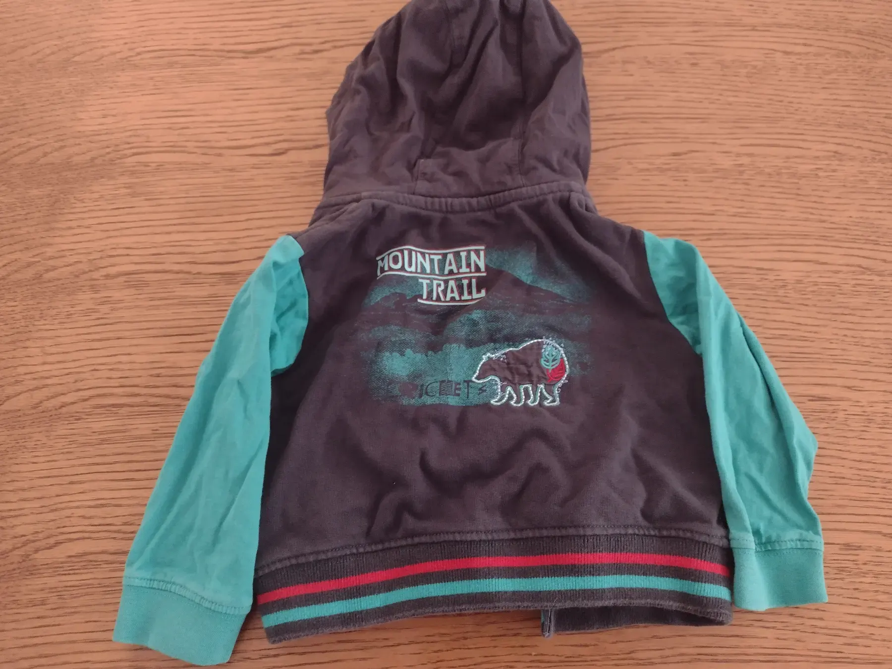 Übergangsjacke grau-grün 80 Whoop