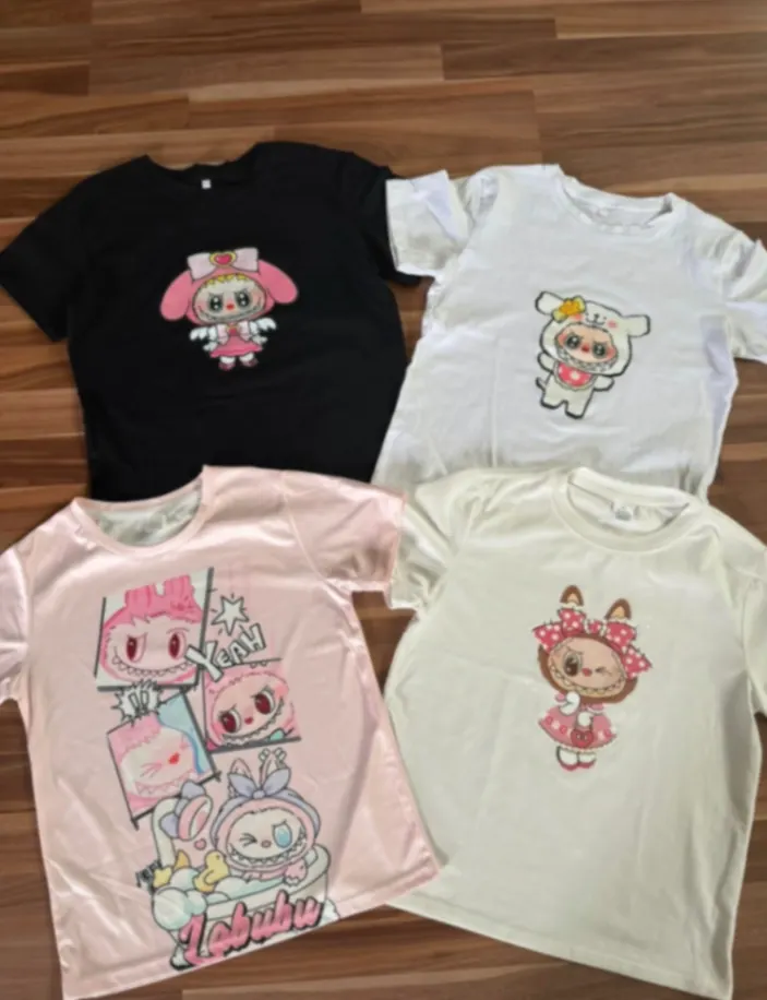 4 Labubu T-Shirts Gr. 152