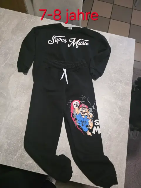 super mario Outfit größe 7/8 jahre