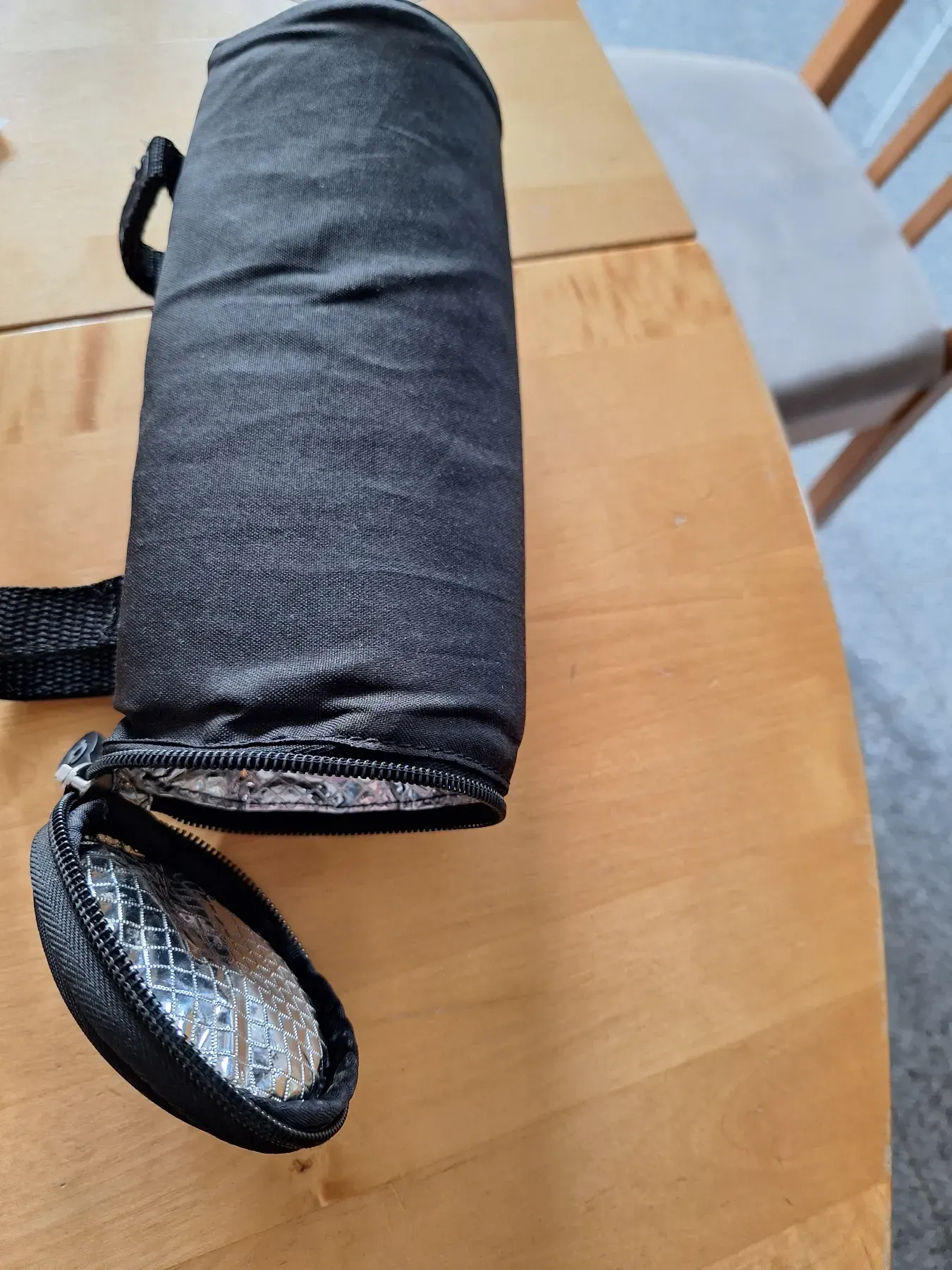 Wickeltasche Gesslein Leder Farbe Tabak