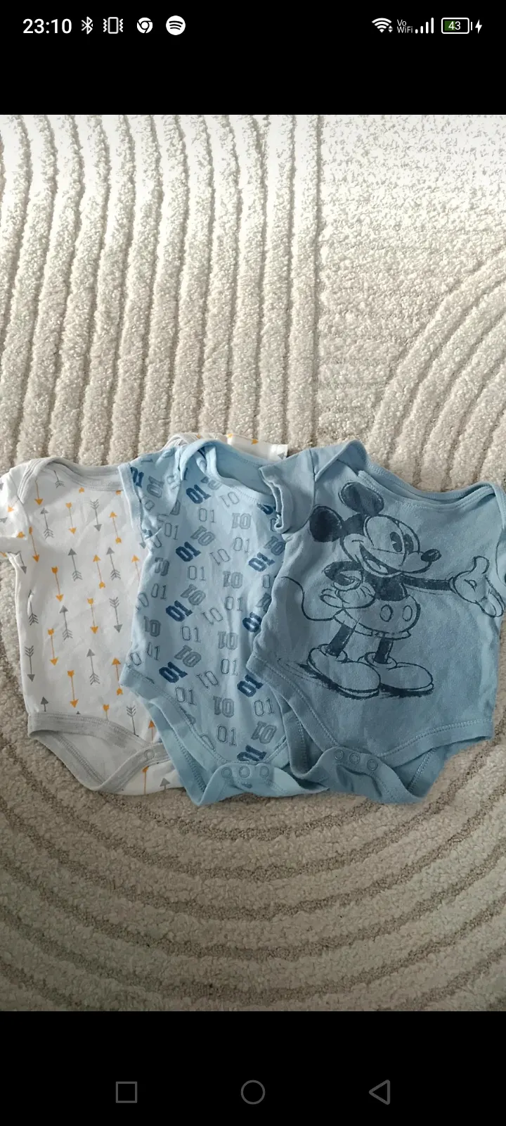 Kurzarm Body Set Gr 74