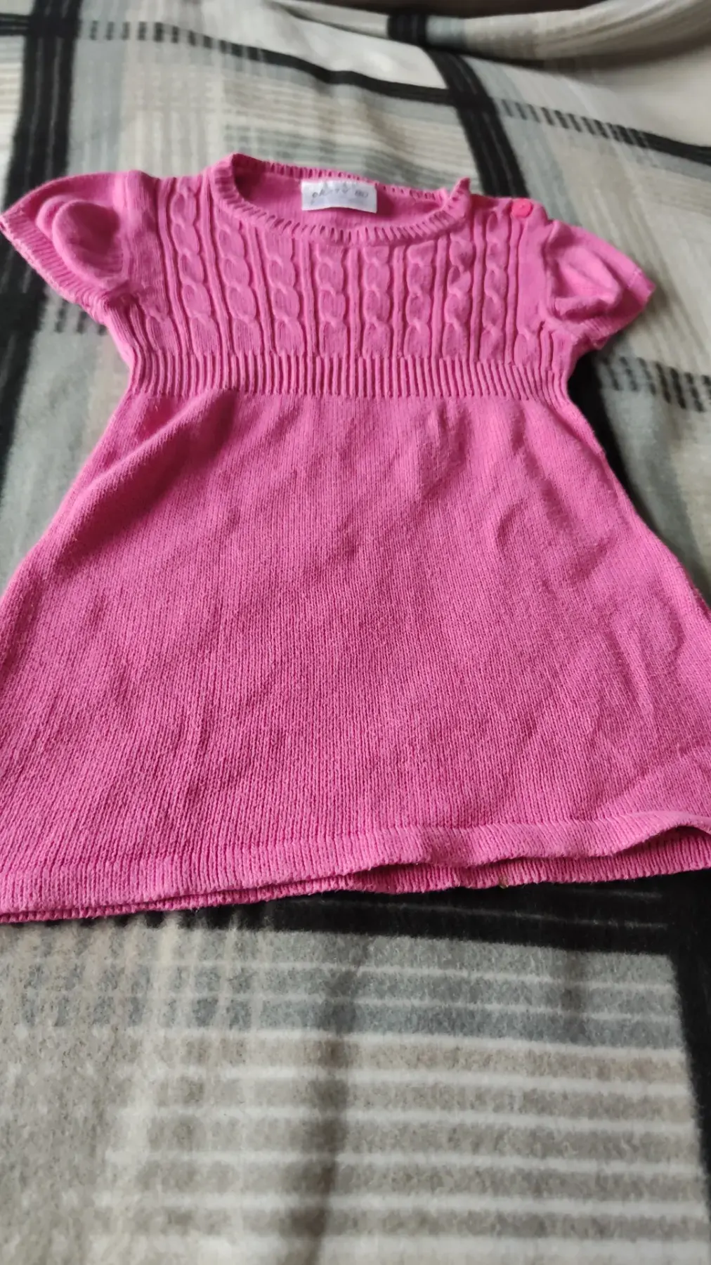 strickkleid in pink zu verkaufen