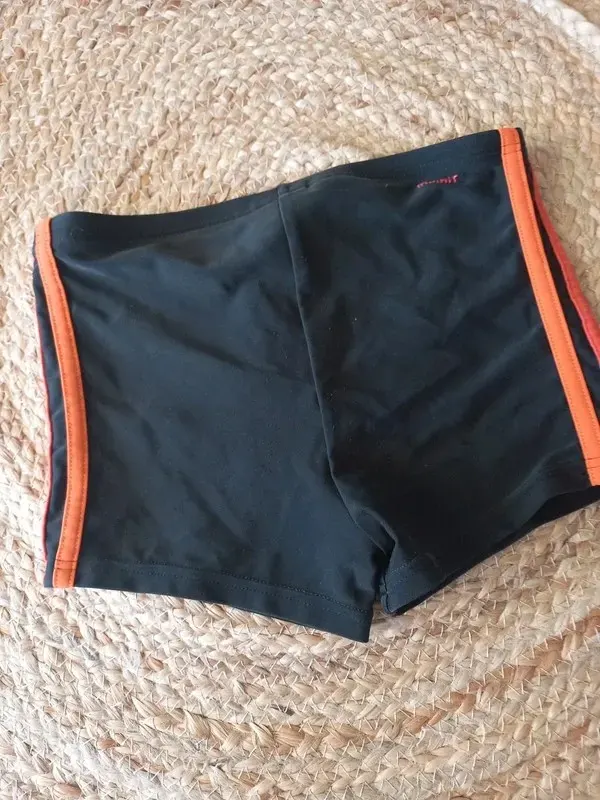 Adidas Badehose Gr 152 Junge, schwarz, kurze Hose, Sport, Sommer