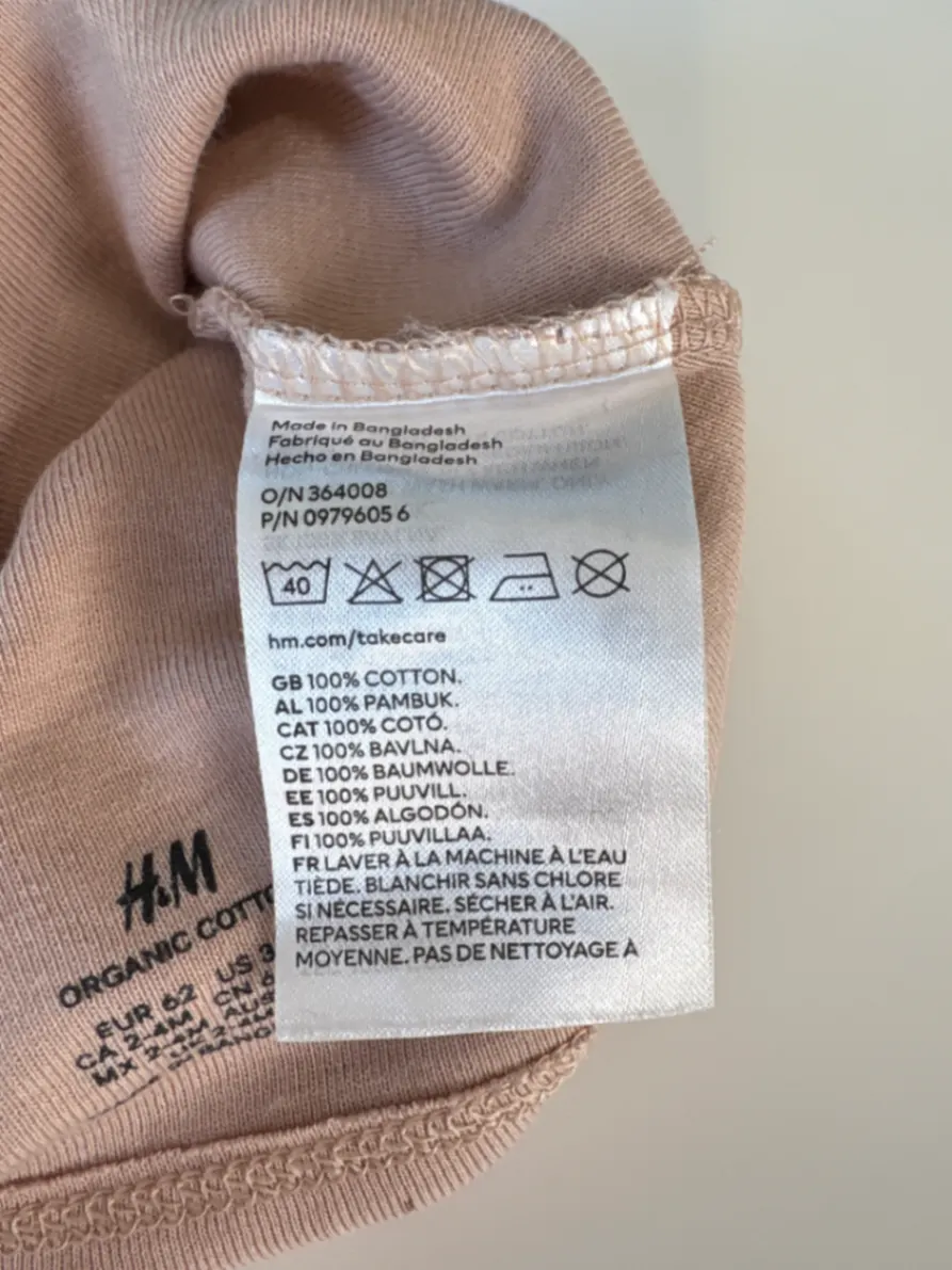 H&M Babymütze mit Pilzmuster – 2–4 Monate 🍄