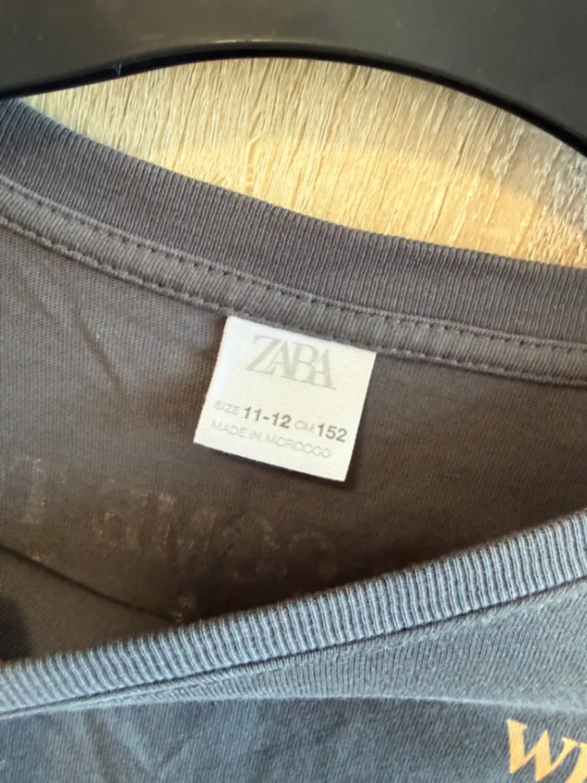 Zara Langarmshirt von Zara in Grau