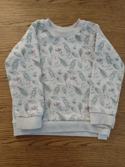 Pullover beige Blumenmuster 86 Primark