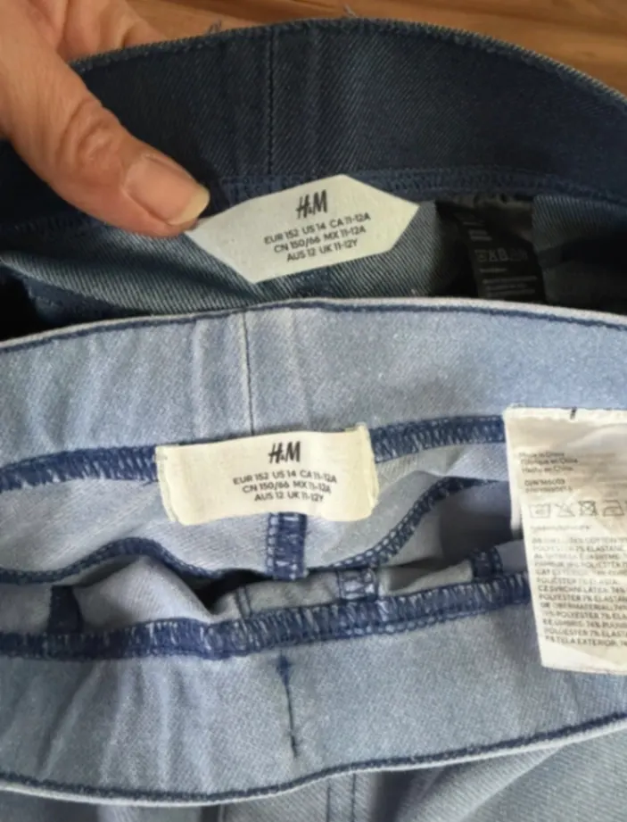 Neu! 2 H&M Jeans Jeggings Gr. 152