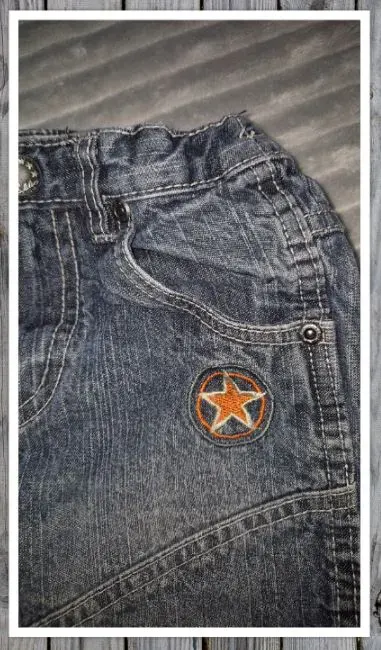 Jeanshose Gr. 110 tragbar ab 104 - 110