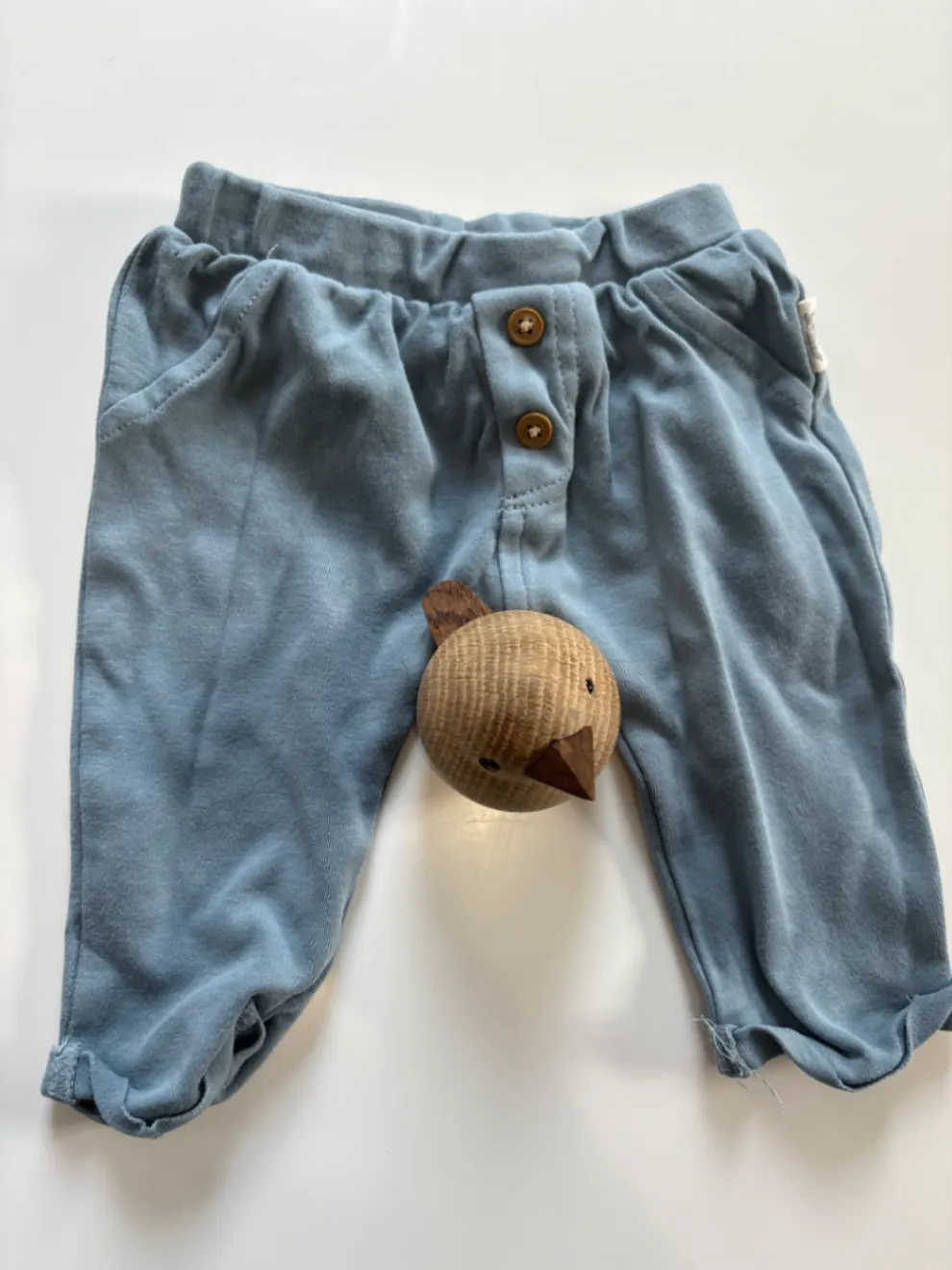 Rabbit Bear Babyhose hellblau Gr. 0–3 Monate 💙