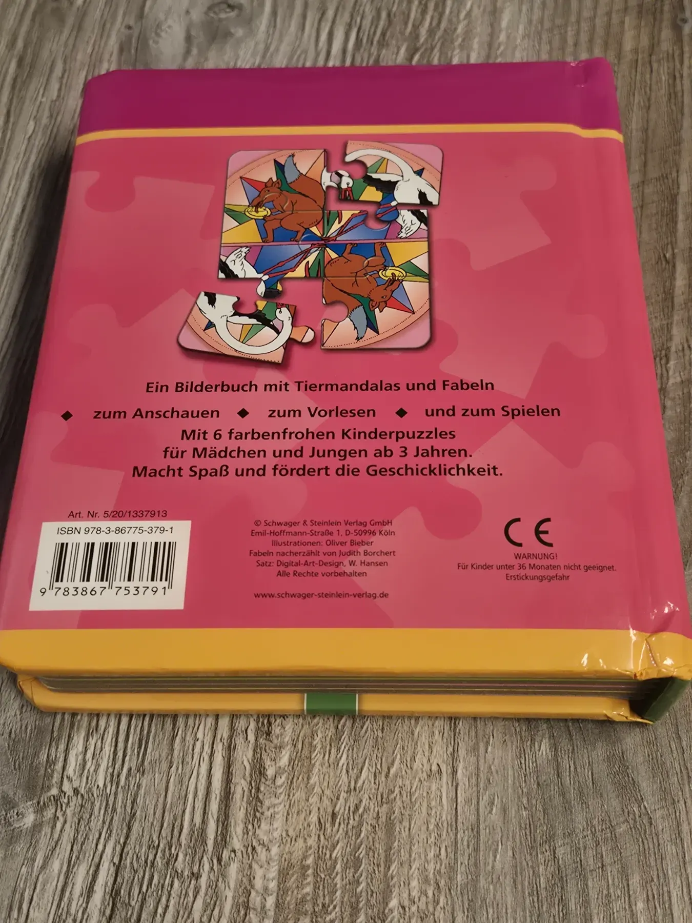 Puzzlebuch "Mandalas", 6 Puzzle