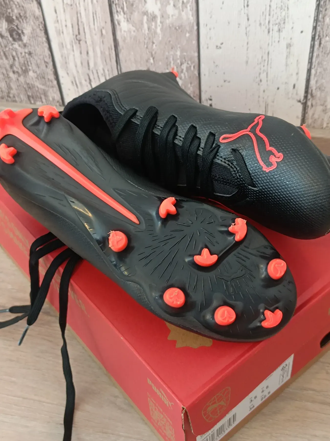 Puma Black Red Junior