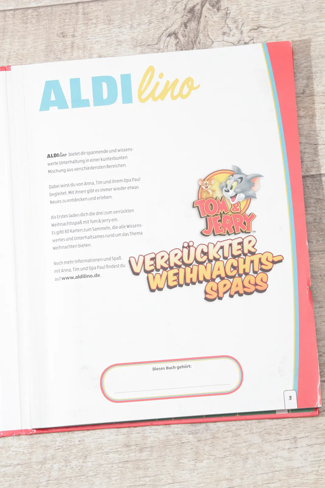 Aldilino Sammelkarten Buch Tom&Jerry